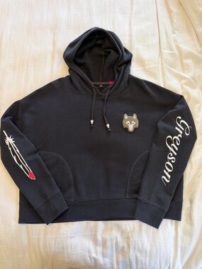 Greyson Graphic Beaded Hoodie